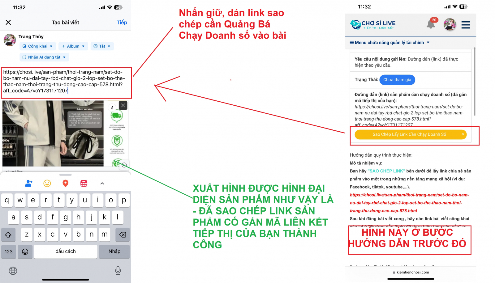 Hình ảnh số 5:  Sao chép đường link lên bài viết